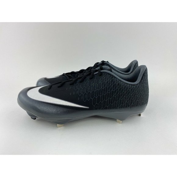 Nike Lunar Vapor Ultrafly Elite 2 Men's Size 14 Baseball Cleats Metal Black - Picture 9 of 10